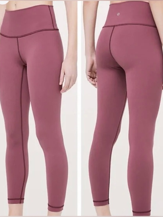 lululemon athletica Pants - Lululemon Align II High Rise Leggings Size 2 Misty Merlot 25” Buttery Soft